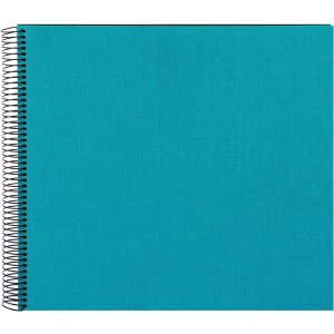 Goldbuch Álbum espiral Bella Vista turquesa 35x30 cm 40 páginas negras
