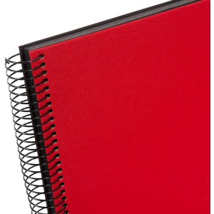 Goldbuch Álbum espiral Bella Vista rojo 35x30 cm 40 páginas negras