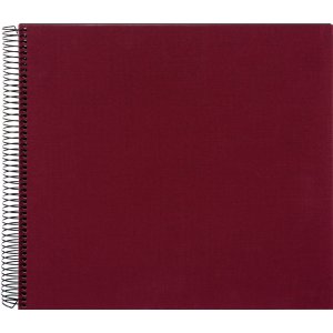 Goldbuch Álbum espiral Bella Vista burdeos 35x30 cm 40 páginas negras