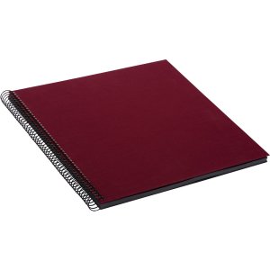 Goldbuch Álbum espiral Bella Vista burdeos 35x30 cm 40 páginas negras