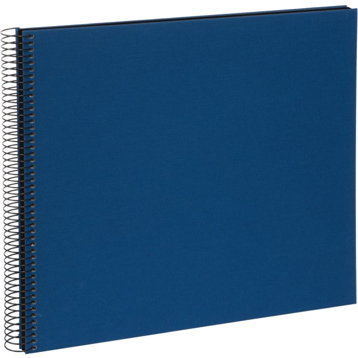 Goldbuch Álbum espiral Bella Vista azul 35x30 cm 40 páginas negras