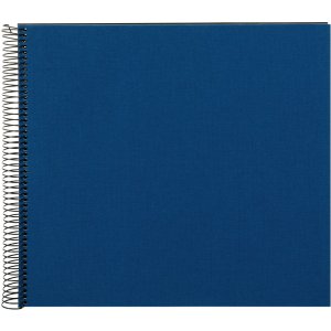 Goldbuch Álbum espiral Bella Vista azul 35x30 cm 40 páginas negras