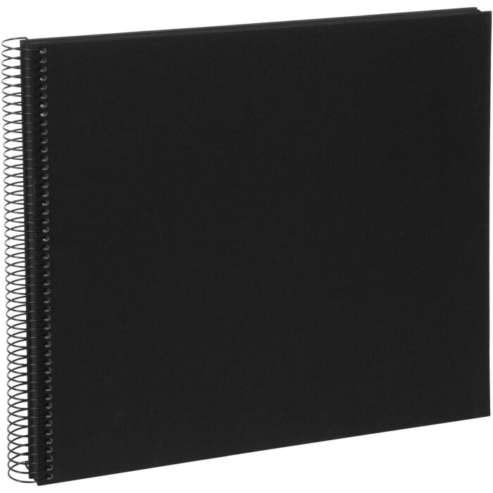 Goldbuch Álbum espiral Bella Vista negro 35x30 cm 40 páginas negras