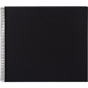 Goldbuch Álbum espiral Bella Vista negro 35x30 cm 40 páginas negras