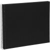 Goldbuch Álbum espiral Bella Vista negro 35x30 cm 40 páginas negras