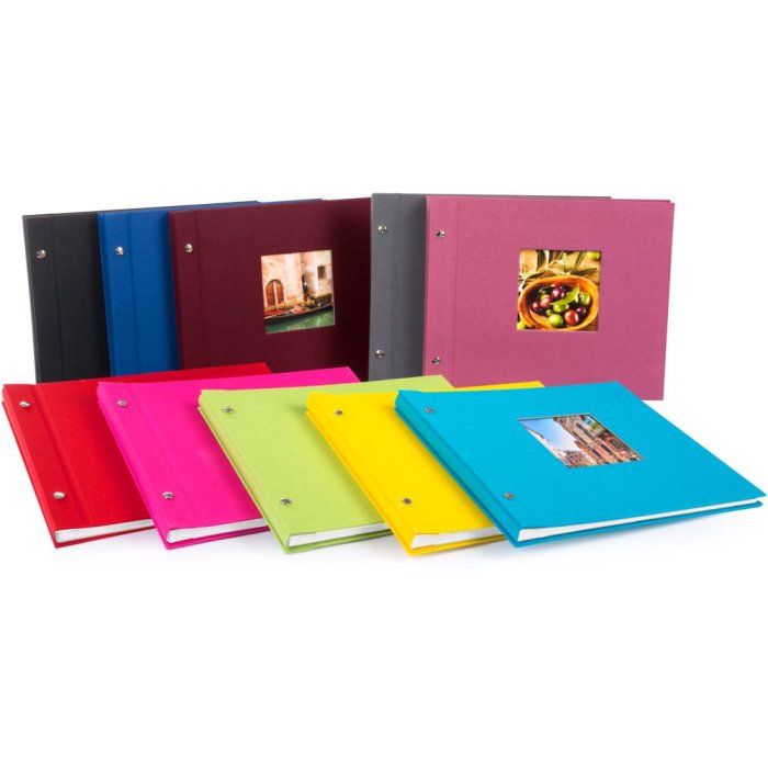 Goldbuch Álbum de rosca Bella Vista surtido 30x25 cm 40 páginas blancas