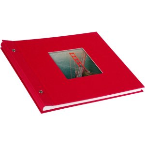 Goldbuch Álbum de rosca Bella Vista rojo 30x25 cm 40 páginas blancas
