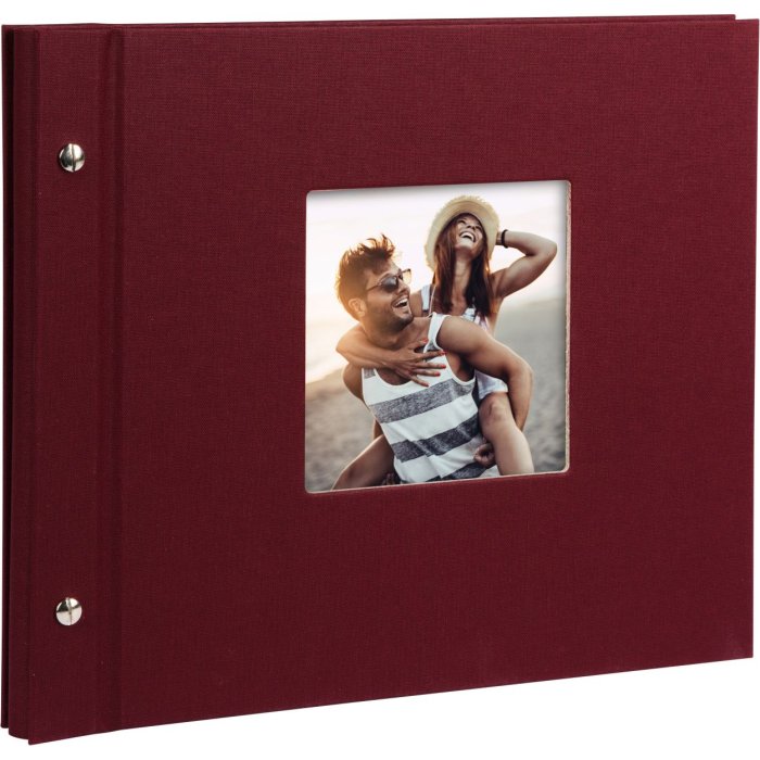 Goldbuch Álbum de rosca Bella Vista burdeos 30x25 cm 40 páginas blancas