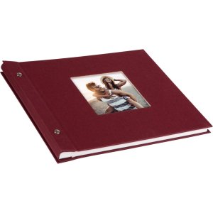 Goldbuch Álbum de rosca Bella Vista burdeos 30x25 cm 40 páginas blancas