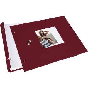 Goldbuch Álbum de rosca Bella Vista burdeos 30x25 cm 40 páginas blancas