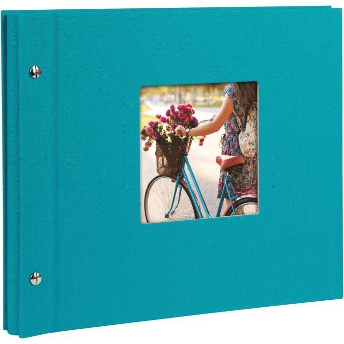Goldbuch Álbum de rosca Bella Vista turquesa 30x25 cm 40 páginas blancas