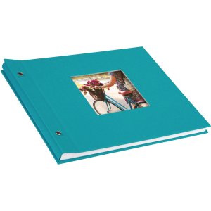 Goldbuch Álbum de rosca Bella Vista turquesa 30x25 cm 40 páginas blancas