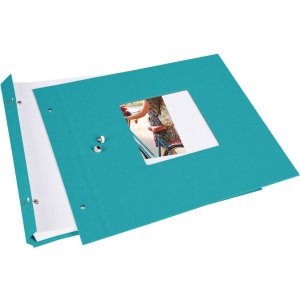 Goldbuch Álbum de rosca Bella Vista turquesa 30x25 cm 40 páginas blancas
