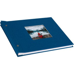 Goldbuch Álbum de rosca Bella Vista azul 30x25 cm 40 páginas blancas