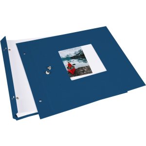 Goldbuch Álbum de rosca Bella Vista azul 30x25 cm 40 páginas blancas