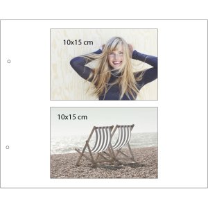 Goldbuch Álbum de rosca Bella Vista azul 30x25 cm 40 páginas blancas
