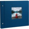 Goldbuch Álbum de rosca Bella Vista azul 30x25 cm 40 páginas blancas
