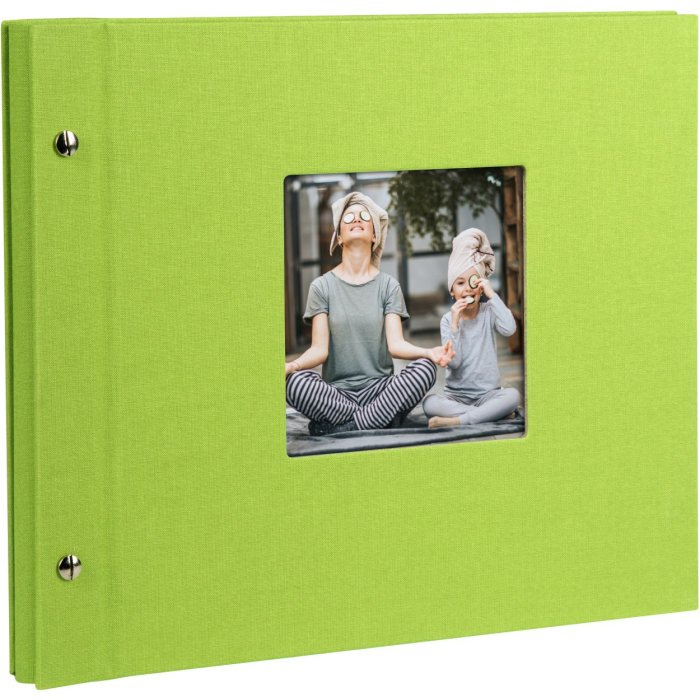 Goldbuch Álbum de rosca Bella Vista verde 30x25 cm 40 páginas blancas