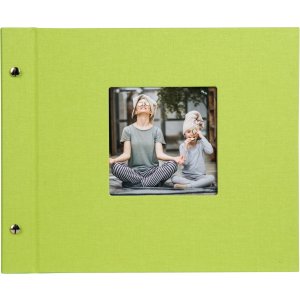 Goldbuch Álbum de rosca Bella Vista verde 30x25 cm 40 páginas blancas