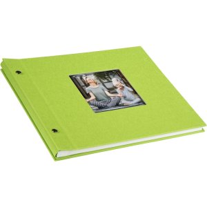 Goldbuch Álbum de rosca Bella Vista verde 30x25 cm 40 páginas blancas
