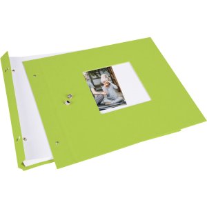 Goldbuch Álbum de rosca Bella Vista verde 30x25 cm 40 páginas blancas