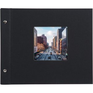 Goldbuch Álbum de rosca Bella Vista negro 30x25 cm 40 páginas blancas