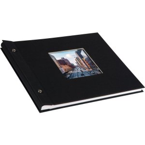 Goldbuch Álbum de rosca Bella Vista negro 30x25 cm 40 páginas blancas