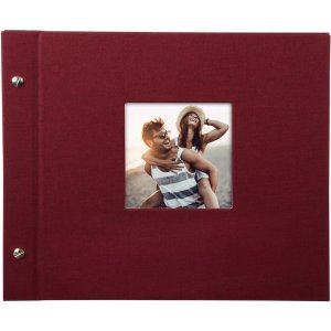 Goldbuch Álbum de rosca Bella Vista burdeos 30x25 cm 40 páginas negras