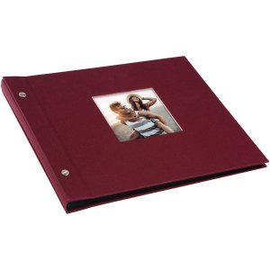 Goldbuch Álbum de rosca Bella Vista burdeos 30x25 cm 40 páginas negras