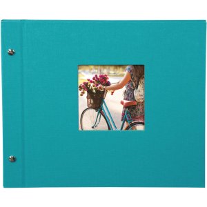Goldbuch Álbum de rosca Bella Vista turquesa 30x25 cm 40 páginas negras
