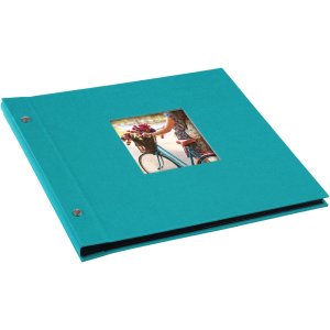Goldbuch Álbum de rosca Bella Vista turquesa 30x25 cm 40 páginas negras