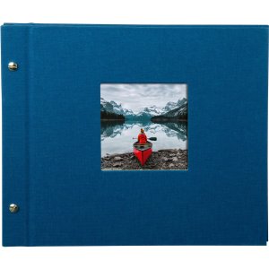 Goldbuch Álbum de rosca Bella Vista azul 30x25 cm 40 páginas negras