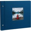 Goldbuch Álbum de rosca Bella Vista azul 30x25 cm 40 páginas negras