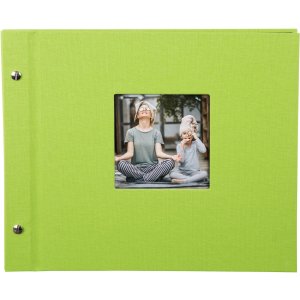 Goldbuch Álbum de rosca Bella Vista verde 30x25 cm 40 páginas negras