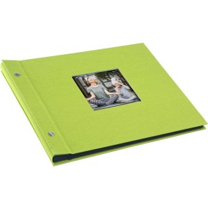 Goldbuch Álbum de rosca Bella Vista verde 30x25 cm 40 páginas negras