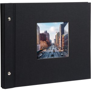 Goldbuch Álbum de rosca Bella Vista negro 30x25 cm...