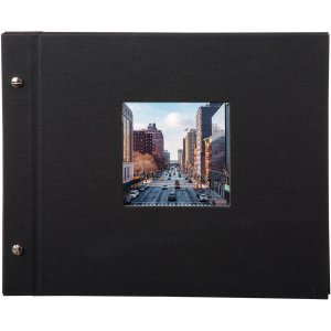 Goldbuch Álbum de rosca Bella Vista negro 30x25 cm 40 páginas negras