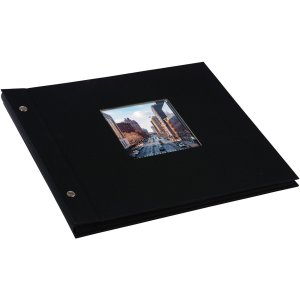 Goldbuch Álbum de rosca Bella Vista negro 30x25 cm 40 páginas negras