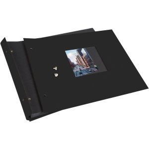 Goldbuch Álbum de rosca Bella Vista negro 30x25 cm 40 páginas negras