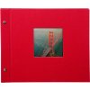 Goldbuch Álbum de tornillos Bella Vista rojo 30x25 cm 40 páginas negras