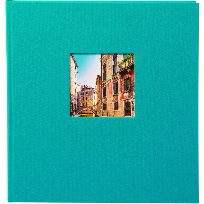 Goldbuch Álbum de Fotos Bella Vista turquesa 30x31 cm 60 páginas blancas