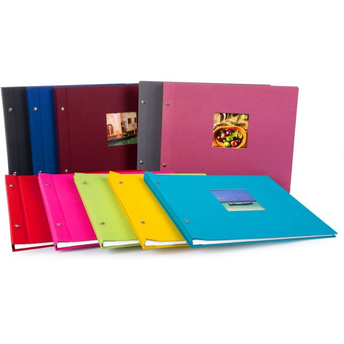 Goldbuch álbum con tapa de rosca Bella Vista surtido 39x31 cm 40 páginas blancas