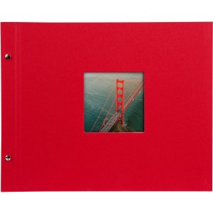 Goldbuch Álbum de tornillos Bella Vista rojo 39x31 cm 40 páginas blancas
