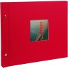 Goldbuch Álbum de tornillos Bella Vista rojo 39x31 cm 40 páginas blancas
