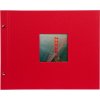 Goldbuch Álbum de tornillos Bella Vista rojo 39x31 cm 40 páginas blancas