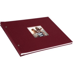 Goldbuch Álbum de rosca Bella Vista burdeos 39x31 cm 40 páginas blancas
