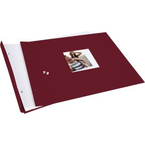 Goldbuch Álbum de rosca Bella Vista burdeos 39x31 cm 40 páginas blancas