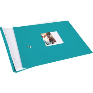 Goldbuch Álbum de rosca Bella Vista turquesa 39x31 cm 40 páginas blancas