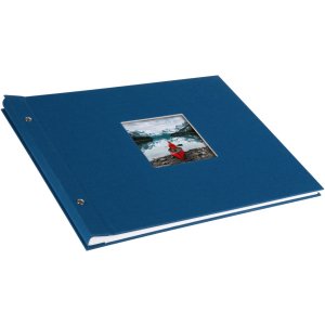 Goldbuch Álbum de rosca Bella Vista azul 39x31 cm 40 páginas blancas