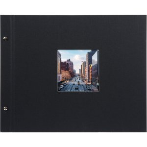 Goldbuch Álbum de rosca Bella Vista negro 39x31 cm 40 páginas blancas